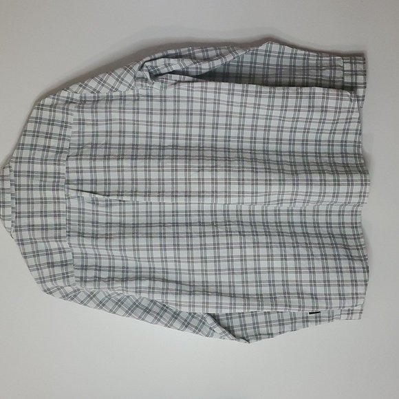 Patagonia Plaid Snap Closure Nylon Longsleeve Dress Shirt Size Large Textured - Picture 10 of 12